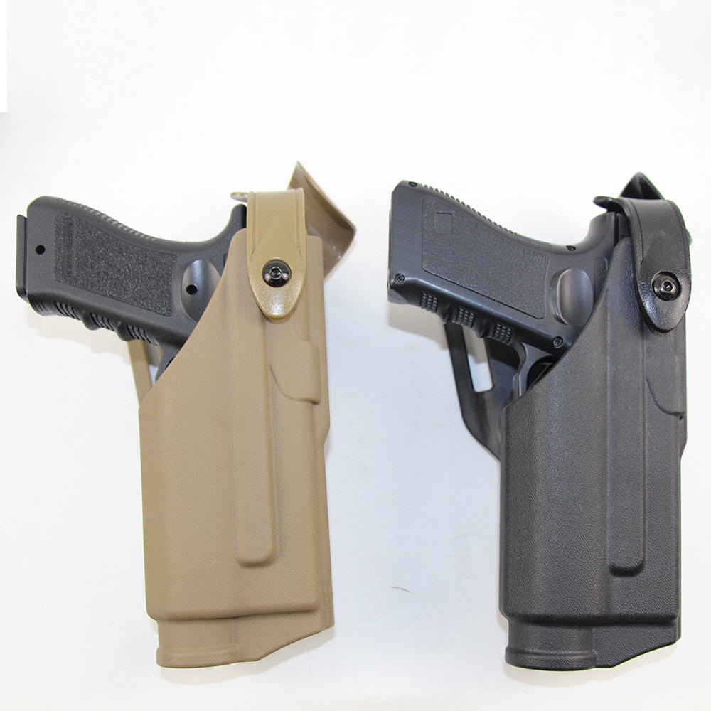 Holster for Glock 17 19 with Flashlight Bearing,QLS 19 22 Quick Locking System