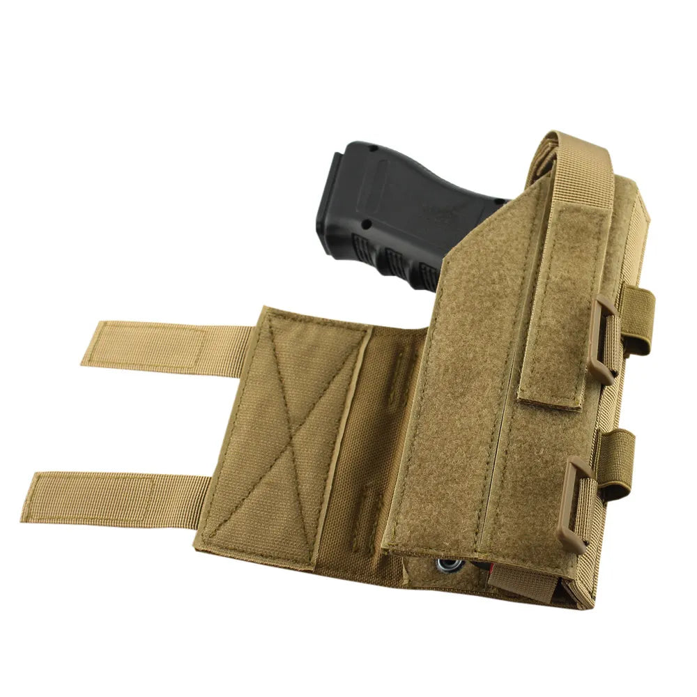 VULPO Right Hand Molle Modular Waist Holster For 1911 M9 Glock SIG Series