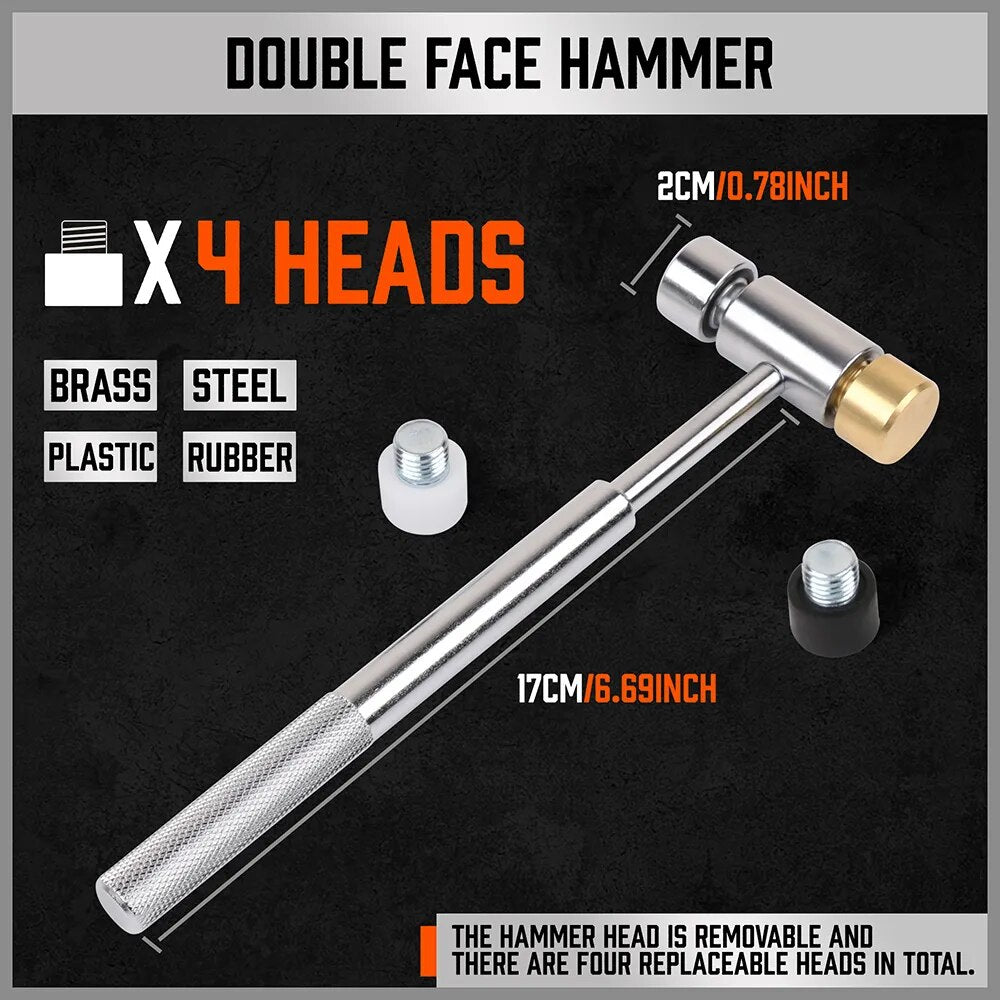 HORUSDY New 22PC Hammer & Punch Set Gunsmithing Maintenance Case