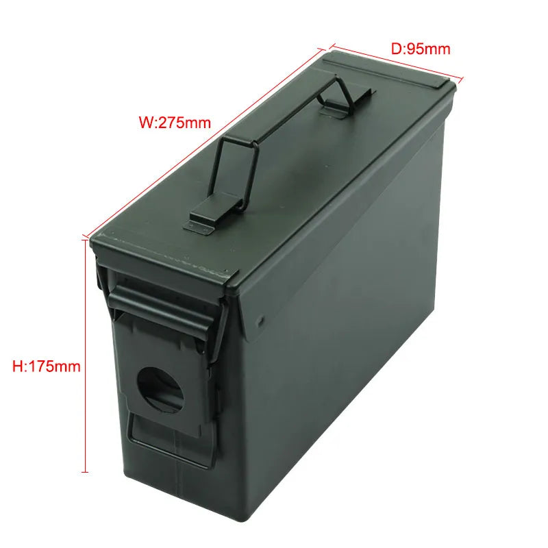 30 Cal Metal Ammo Case Can