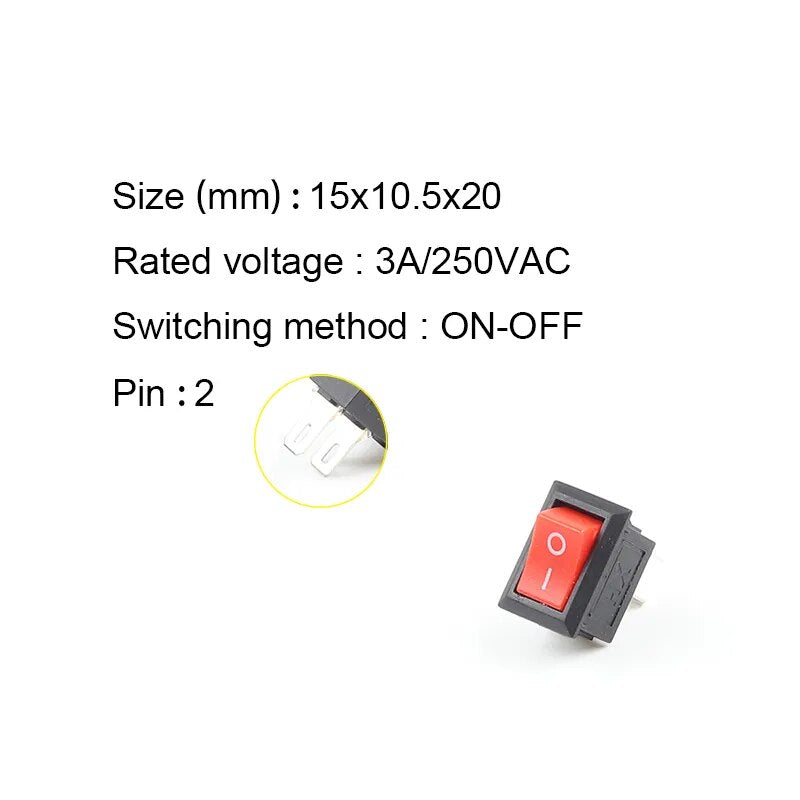 10 Pcs/lot Mini Push Button Switch