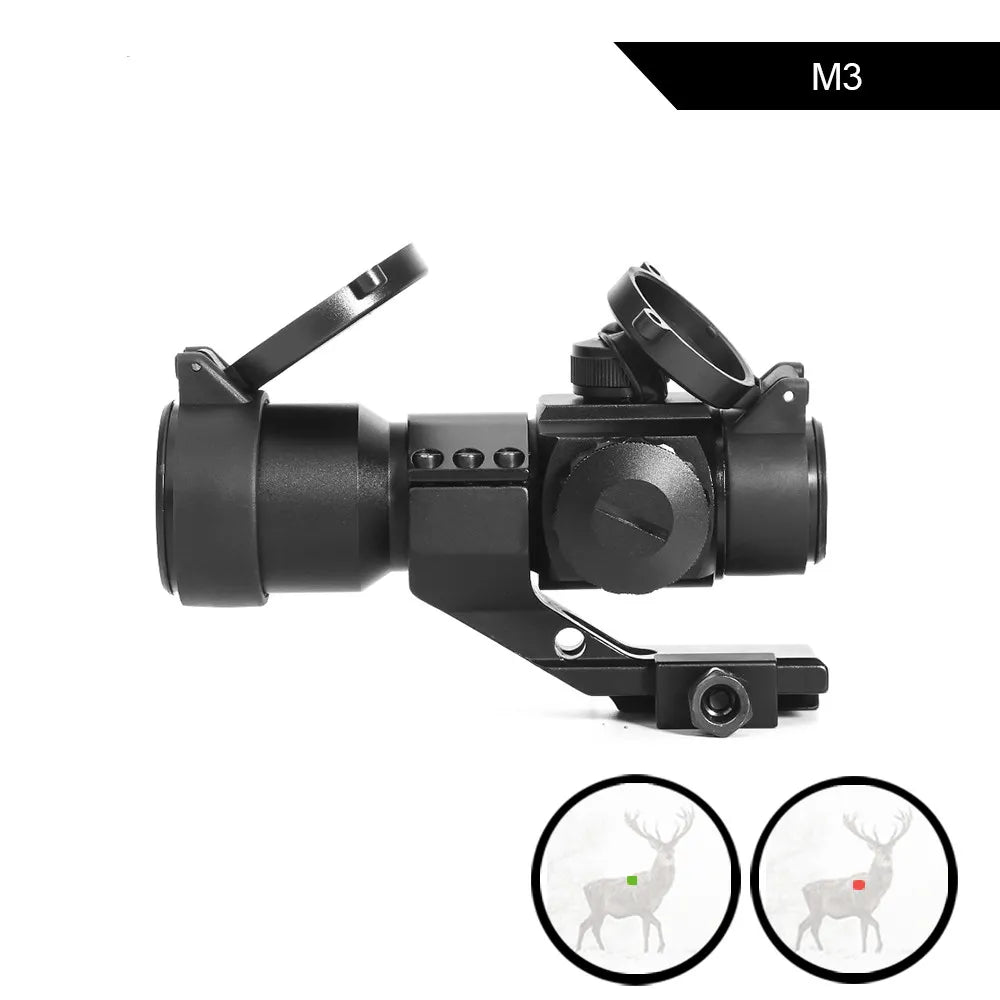 M3 Optical Red Green Dot Reticle Collimator Sight
