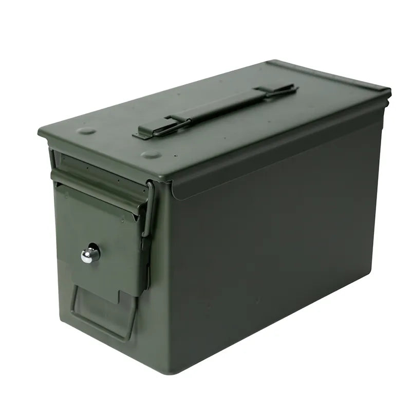 50 Cal Metal M2A1 Ammo Can Military Style