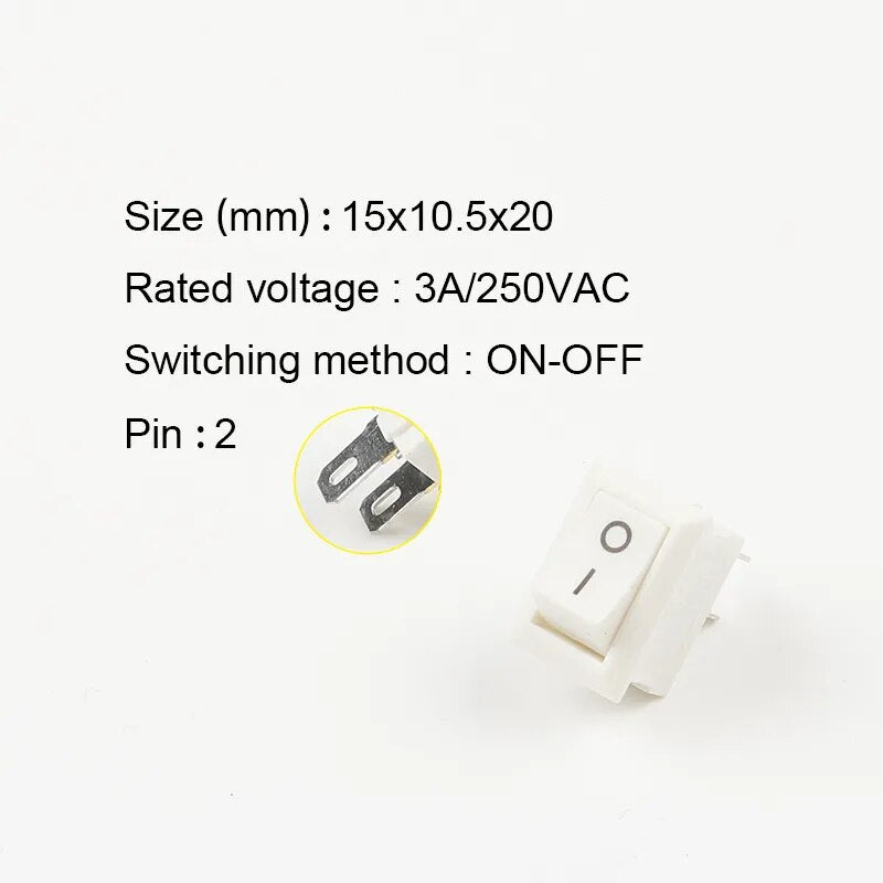 10 Pcs/lot Mini Push Button Switch