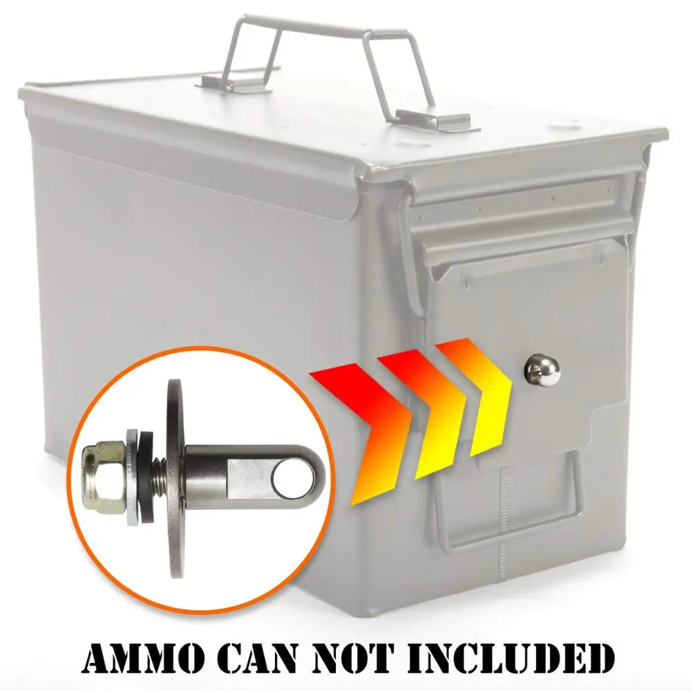 50 Cal Ammo steel can lock