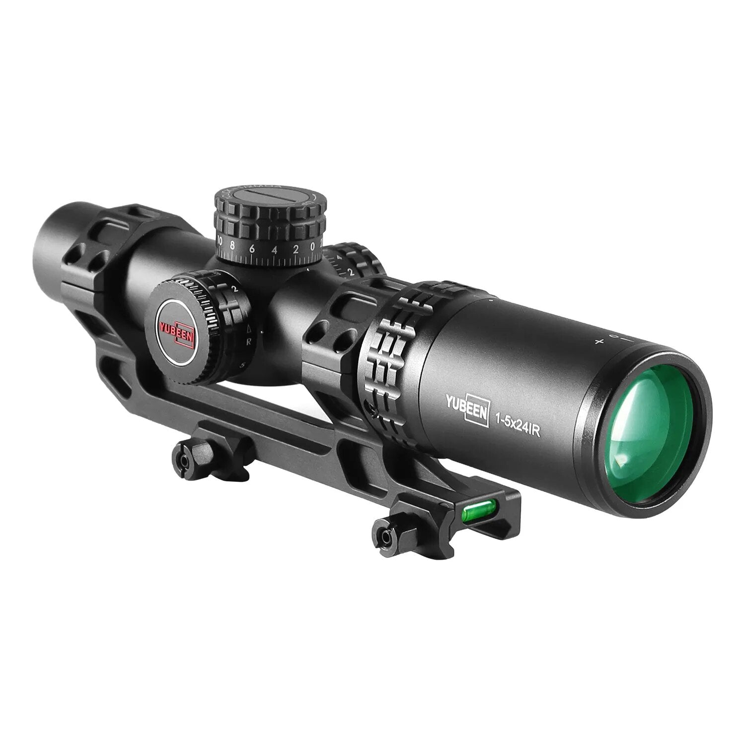 YUBEEN 1-5x24 IR Optical Red & Green Compact Hunting Scope