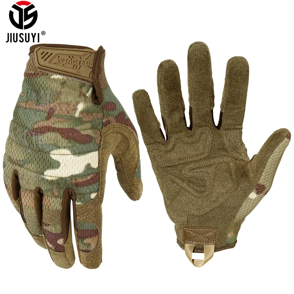 Tactical Full Finger Gloves Touch Screen