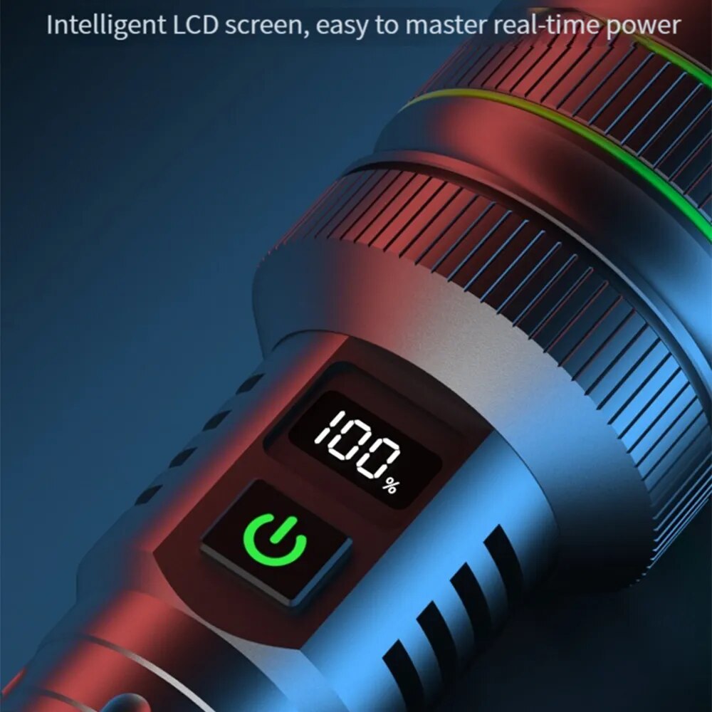 Super Long Range High Power LED Waterproof Flashlight