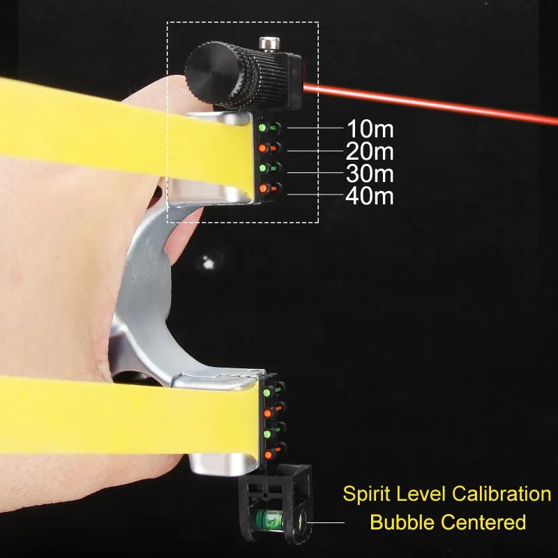 Laser Aiming Slingsshot Anti Slip for Hunting Package