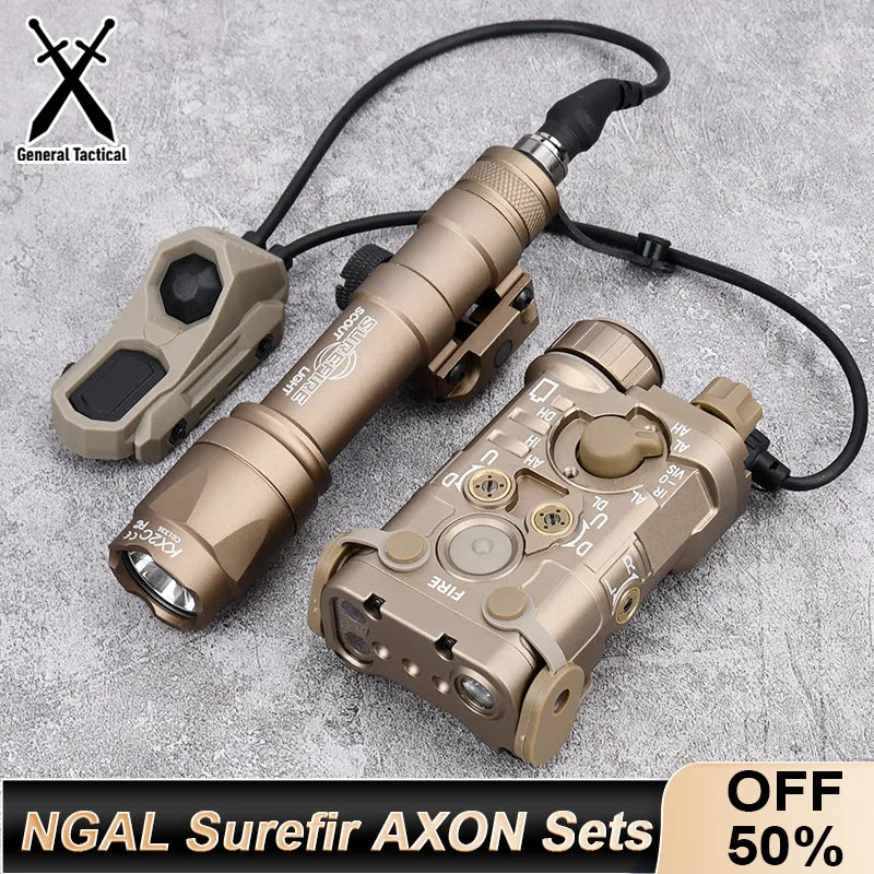 Surefir M300A M600C Flashlight With AXON Dual Function Swtich Fit 20mm Rail
