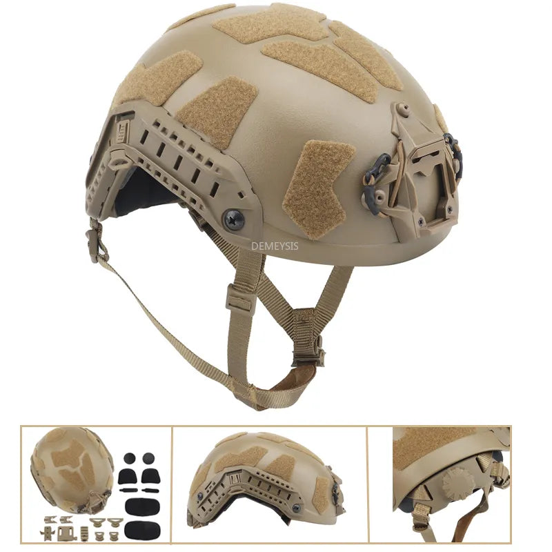 Tactical MH FAST Helmet Adjustable Men's Hunting Shooting Head Protector