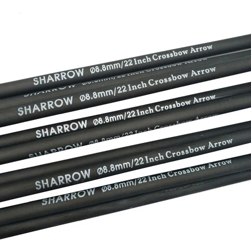 Archery Carbon Arrow 16/17/18/20/22inch Crossbow Bolts Diameter 8.8mm