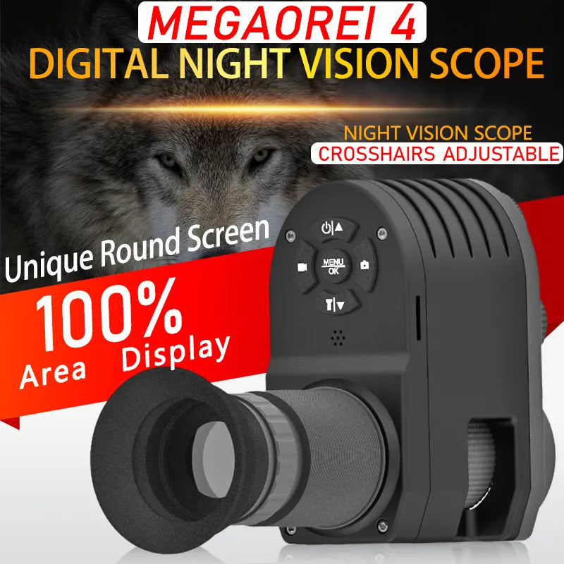 Digital Night Vision Scope with Hunting Cameras HD1080P full size screen 850nm Laser IR