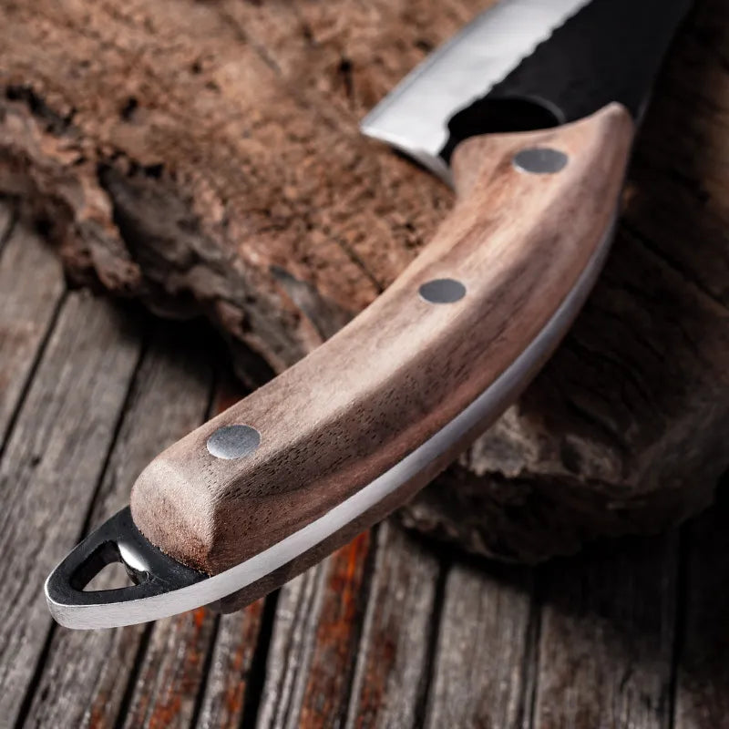 5.5" Meat Cleaver Hunting Knife Handmade Forged Boning Knife