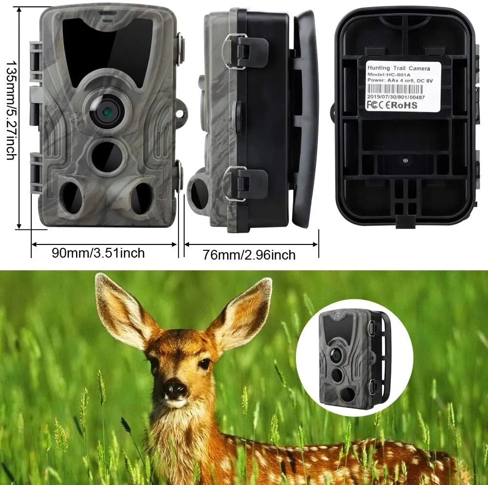 Hunting Trail Camera Wildlife With Night Vision Motion Activated HC801A