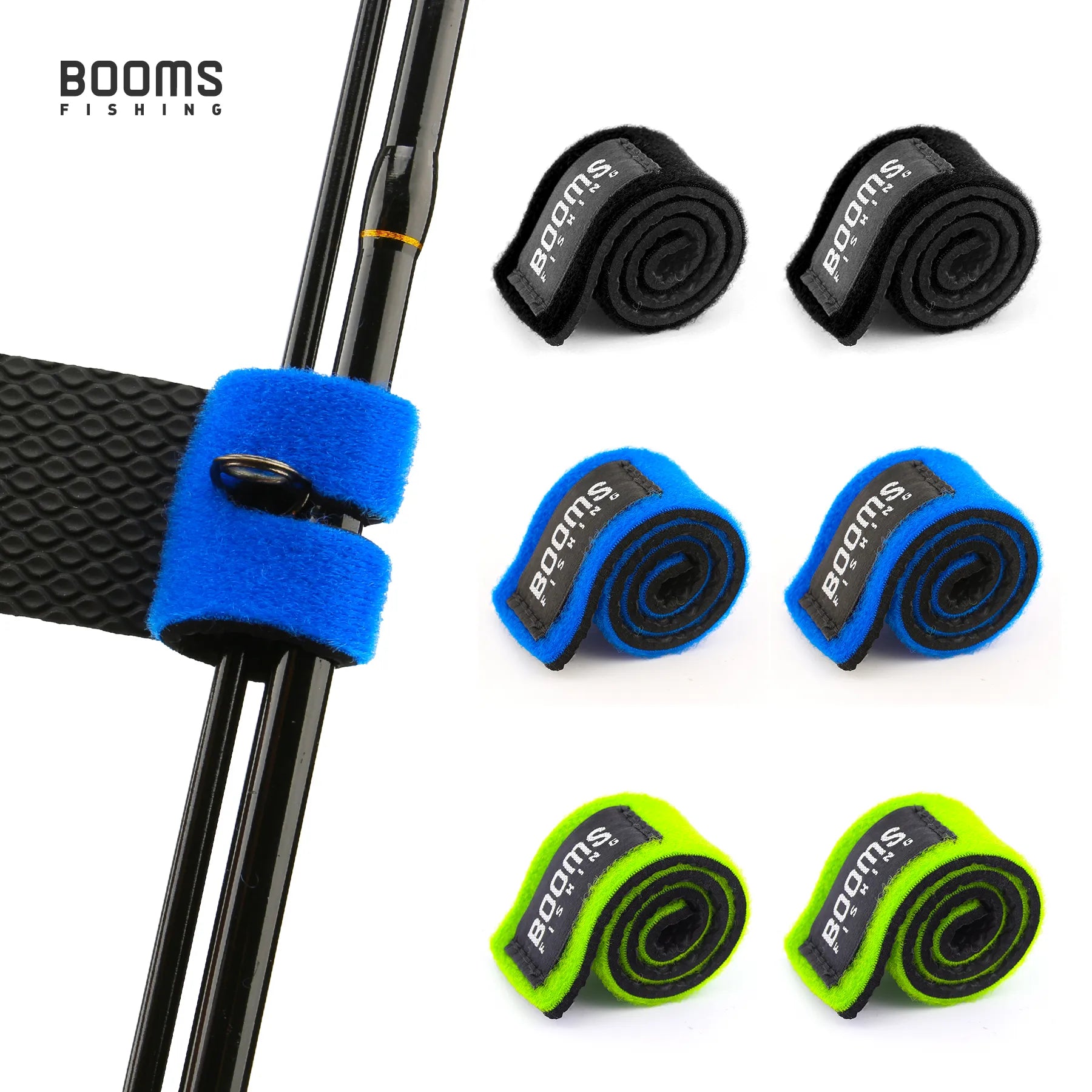 Booms Fishing RS3 Lure Fishing Rod Holder With Rod Tie Suspenders