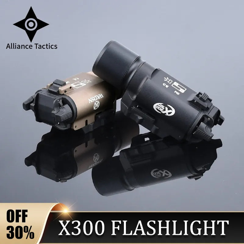 X300 X300U Lightweight Flashlight for Glock 1911 20mm rail