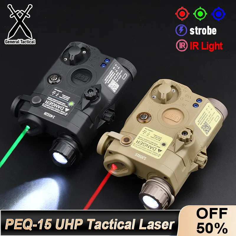UHP AN PEQ-15 LA5C Red Dot Green Blue  +IR Version Indicator Scout LED Light