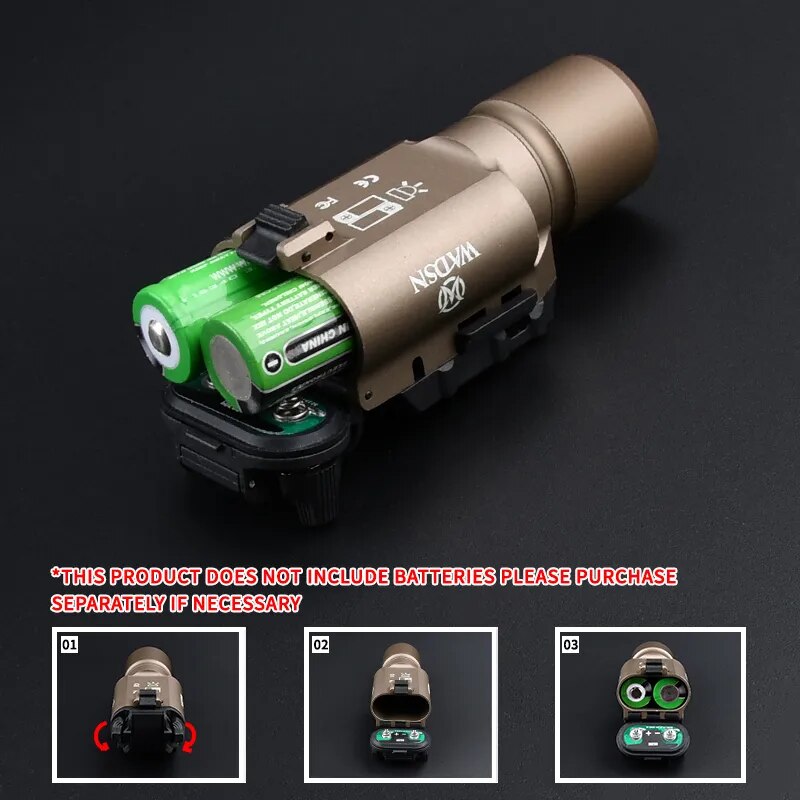 Tactical X300 Flashlight  20mm Rail Mount
