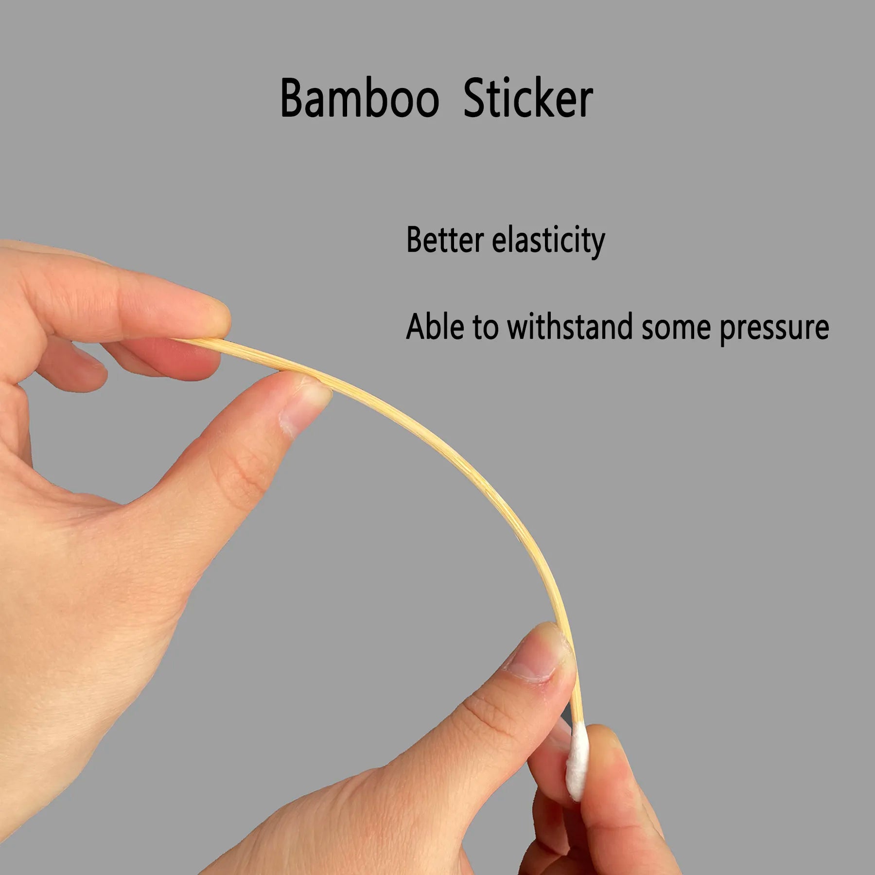 100 PCS Cleaning 6 Inch Long Cotton Swabs with Bamboo Handle for 9mm 5.56mm