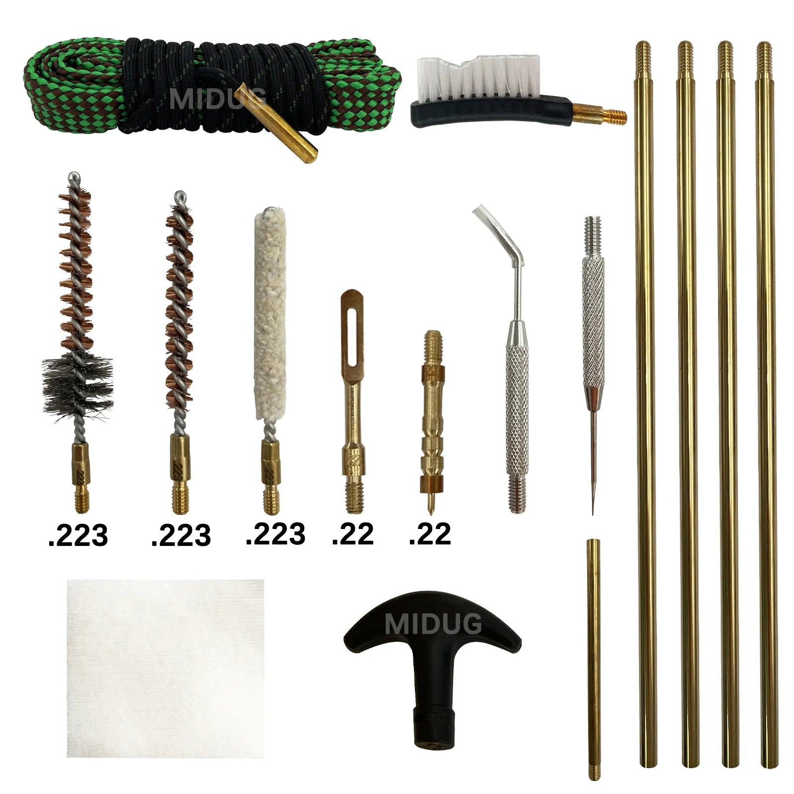Cleaning Kit for .223/5.56 with Snake Chamber Brushes