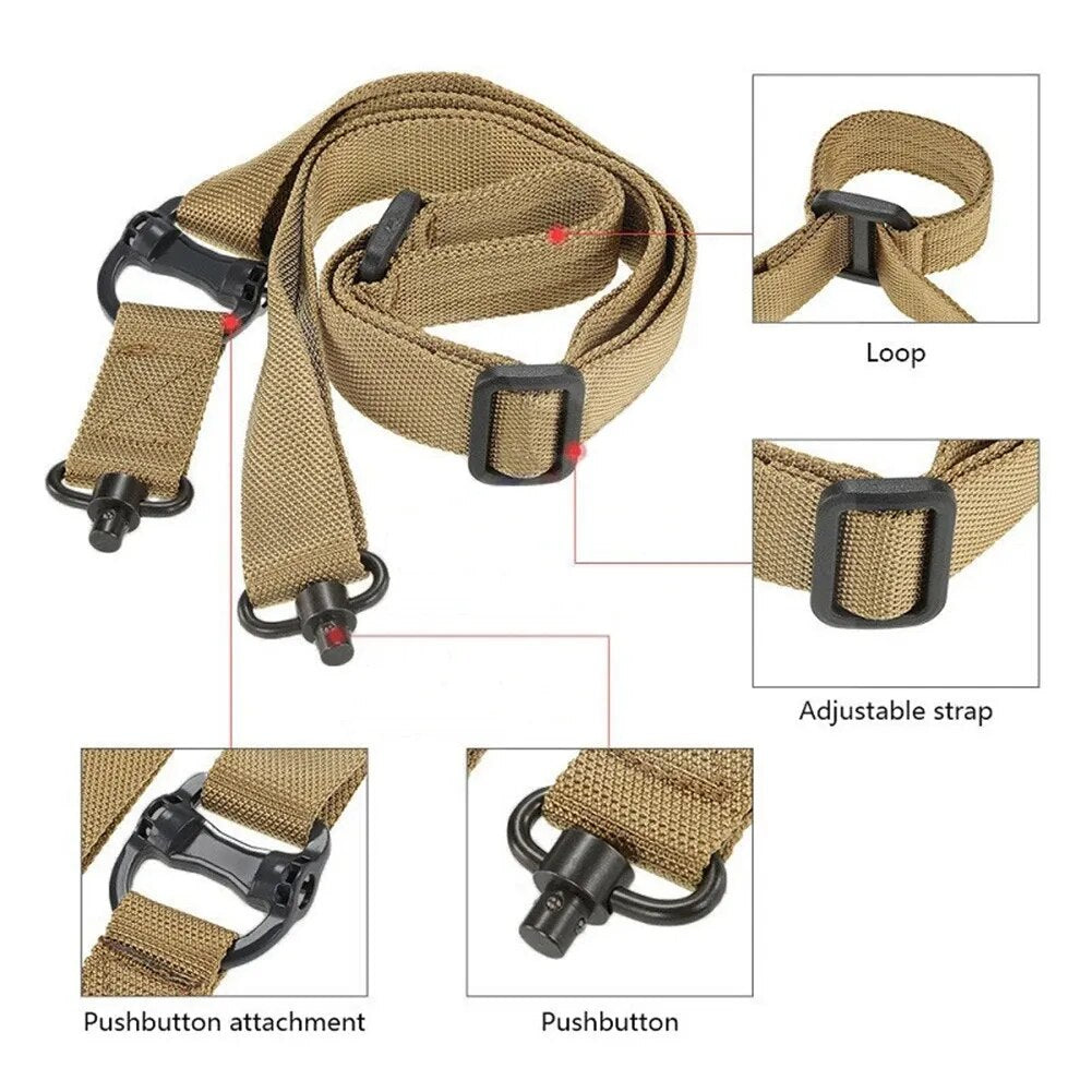 MS3 MS4 Tactical 2 Point Bungee Sling
