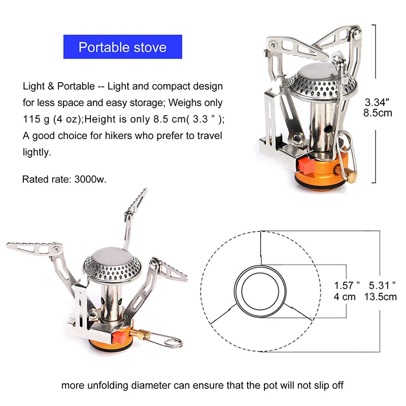 Widesea Camping One-piece Gas Stove