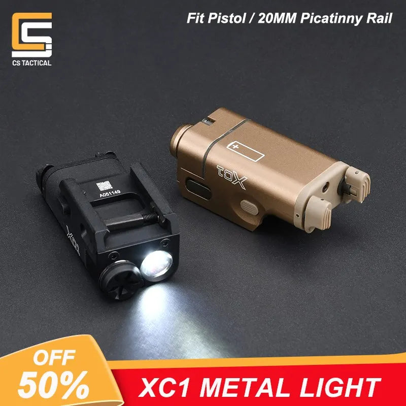Metal XC1 Flashlight for Pistol