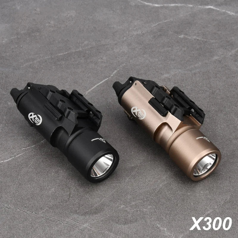 Metal Pistol Gun Strobe LED Light Fit 20mm Rail