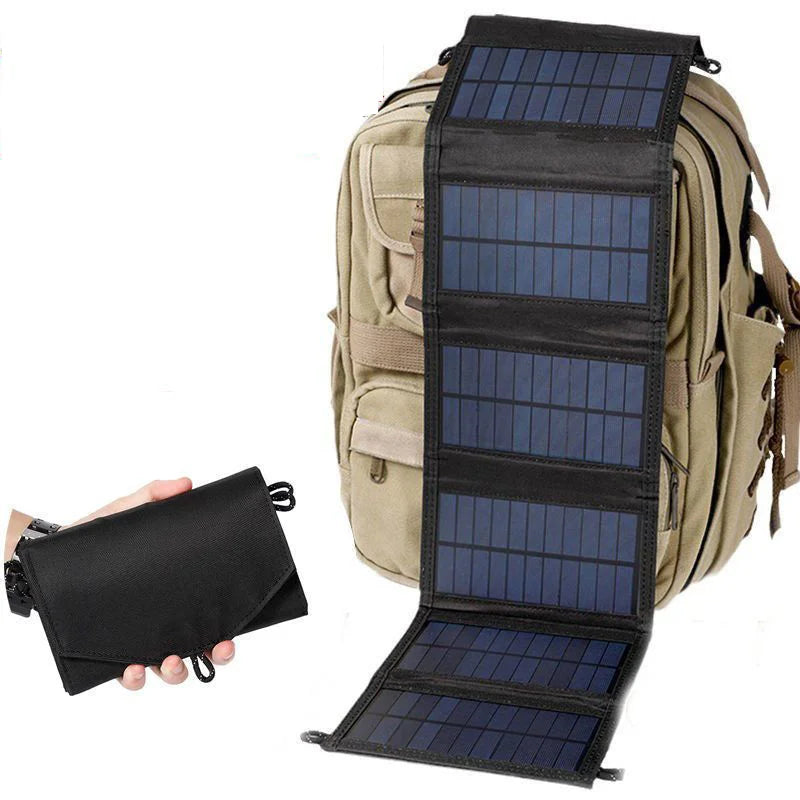 500W Portable Polysilicon Solar Panel Charger USB 5V DC