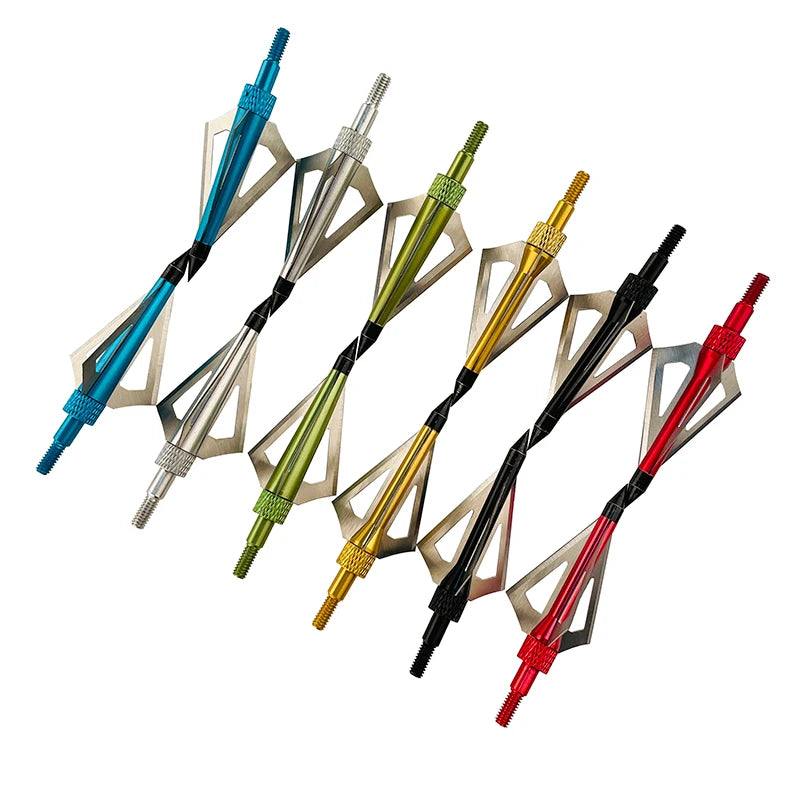 Broadheads 12pcs 100gr 125gr Points Tips for Carbon Arrows
