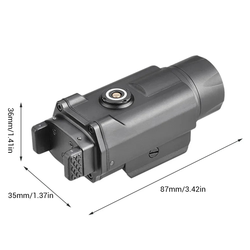 1600 Lumens Weapon Light Magnetic Rechargeable