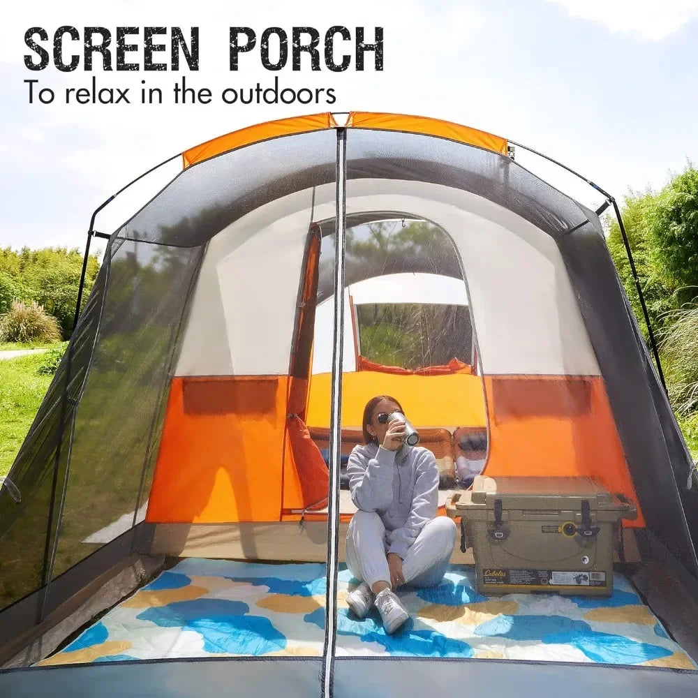 Portable Water Resistant Windproof Camping Tent with Rainfly