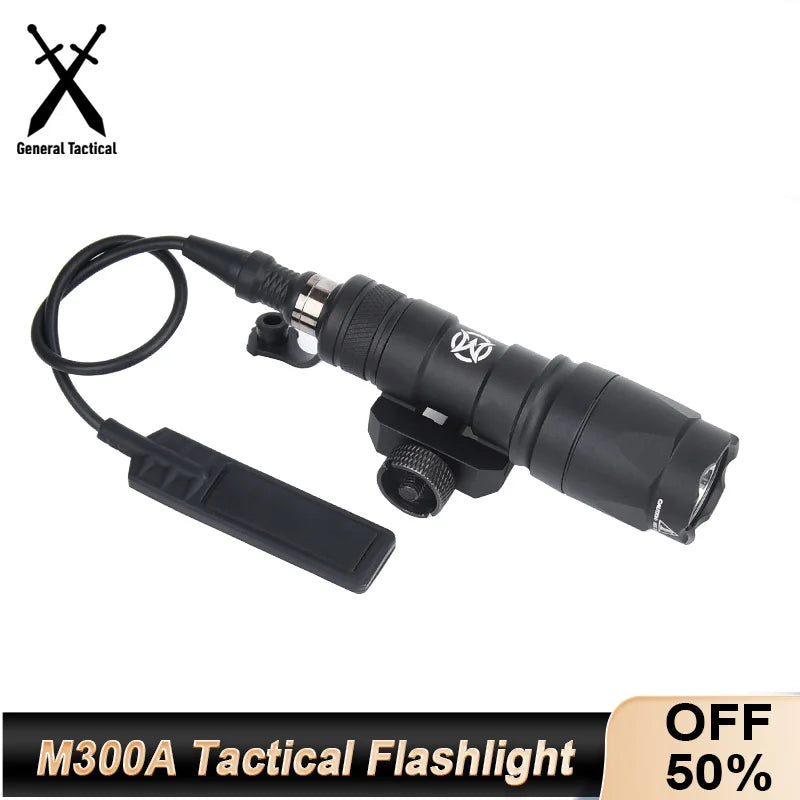 MLOK Mount KEYMOD Base Tactical Flashlight