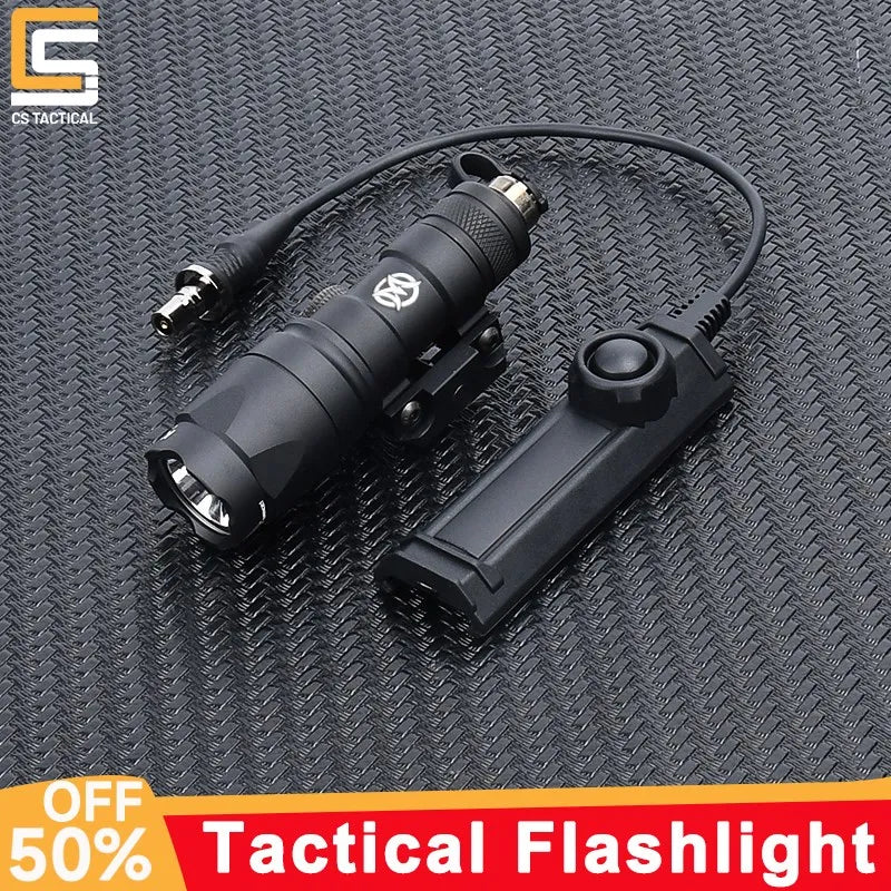 M300A Tactical Flashlight with Dual Function Pressure Switch