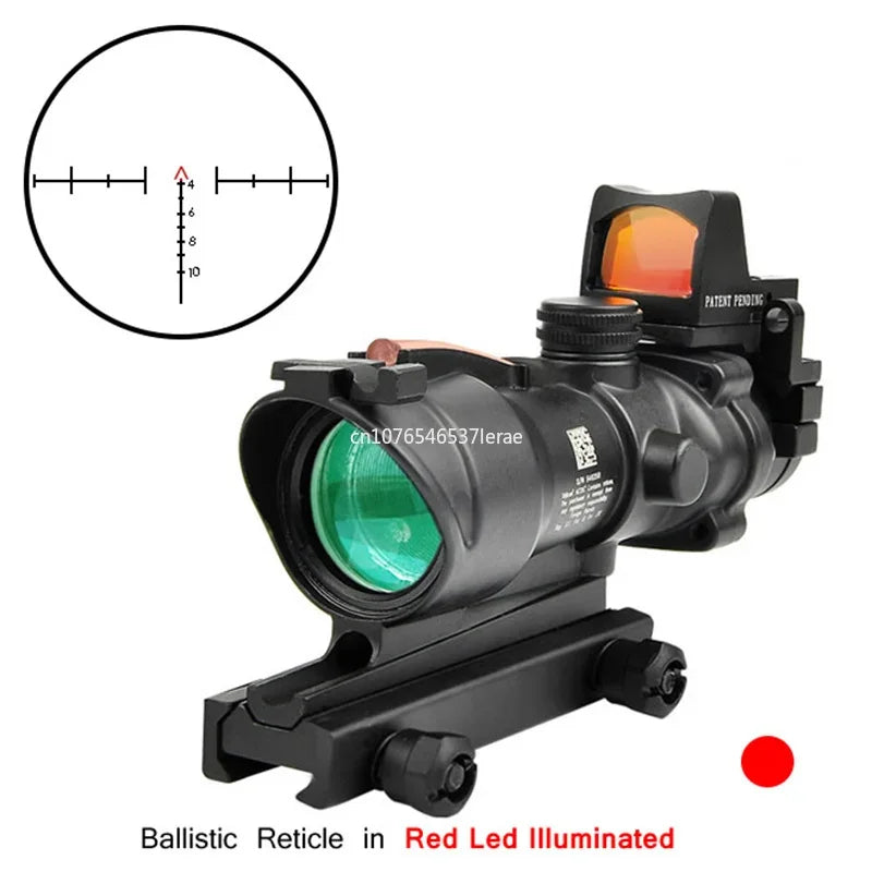 ACOG 4X32 With RMR Red Green Dot Illuminated Chevron