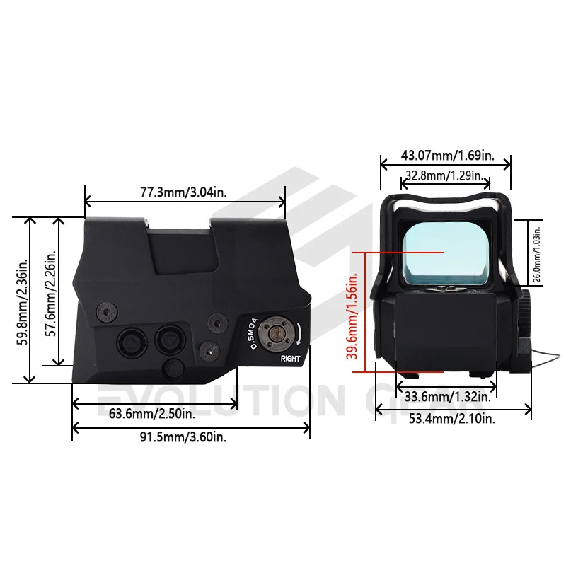 Romeo-8T Holographic Optic Red Dot Sight 1x38mm