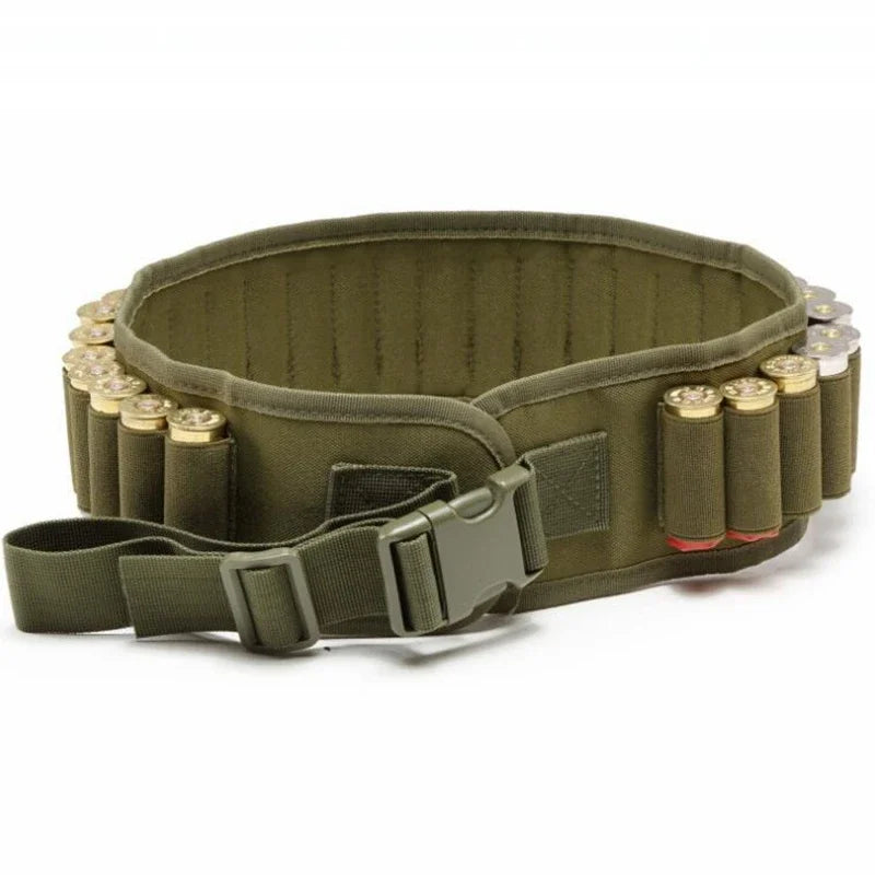 Tactical 27/50/30 Rounds Bandolier Belt 12 Gauge Cartridge Pouch
